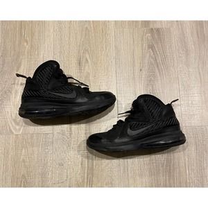 Nike Lebron 9 GS 472664-002 Basketball Athletic Boys Shoes Black Vintage Size 6Y